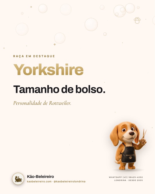 Yorkshire — Tamanho de bolso.
